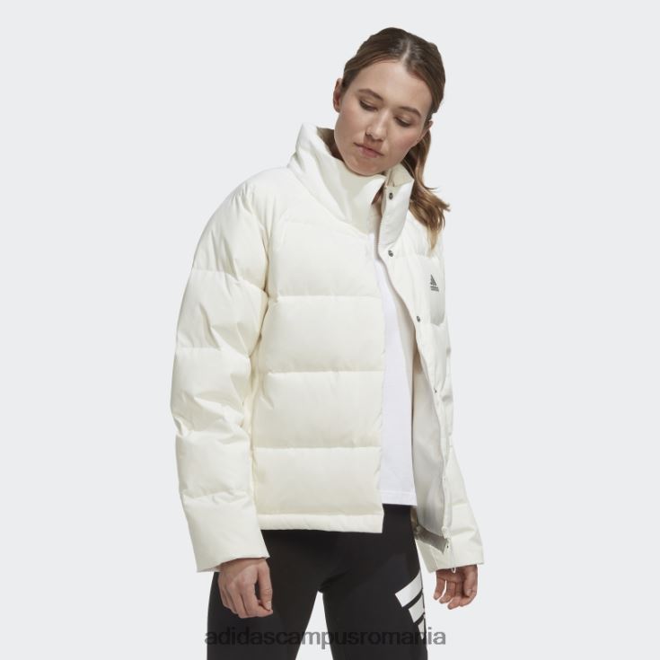 adidas campus romania jachetă de puf relaxată helionic alb femei alb J266N216726