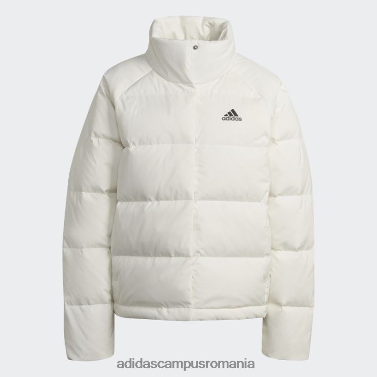 adidas campus romania jachetă de puf relaxată helionic alb femei alb J266N216726