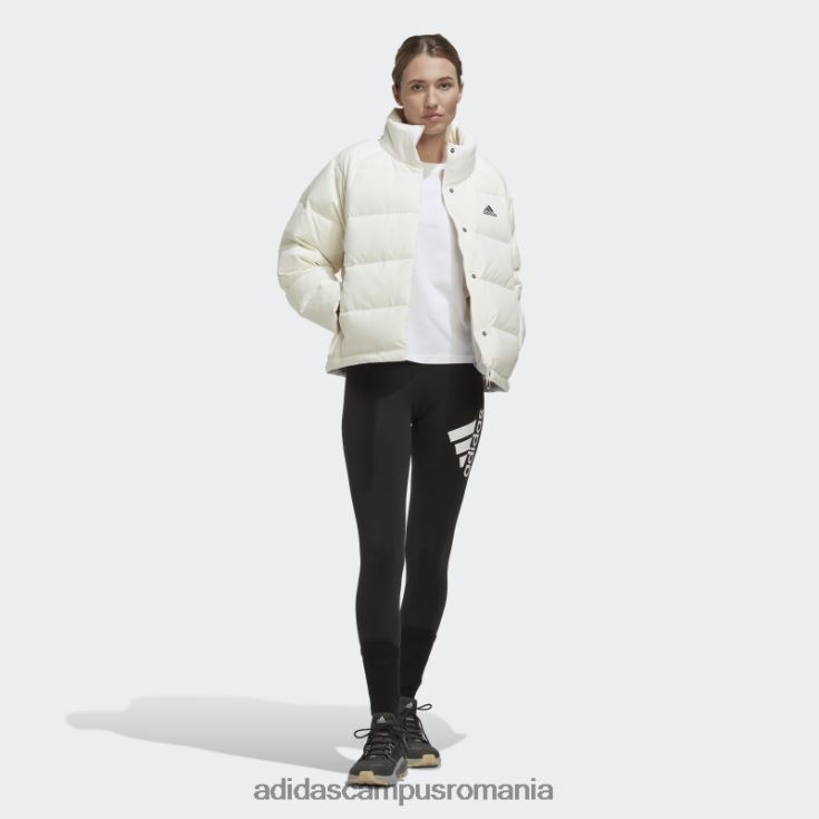 adidas campus romania jachetă de puf relaxată helionic alb femei alb J266N216726