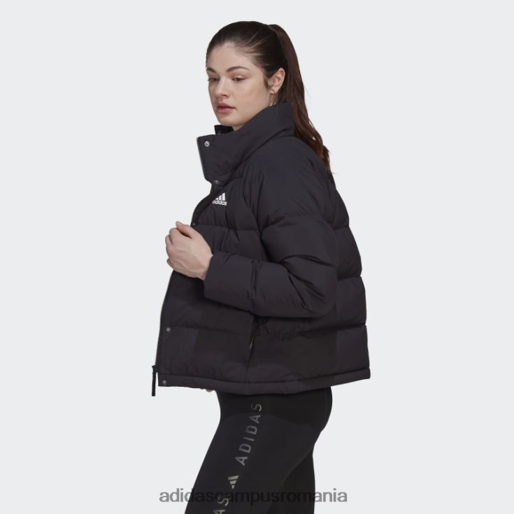 adidas campus romania jachetă de puf relaxată helionic neagră femei negru J266N210190