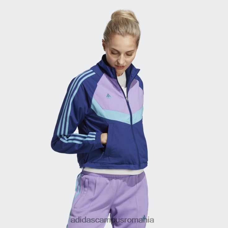 adidas campus romania jachetă țesătă tiro albastru victorie adidas femei albastru victorie J266N29573