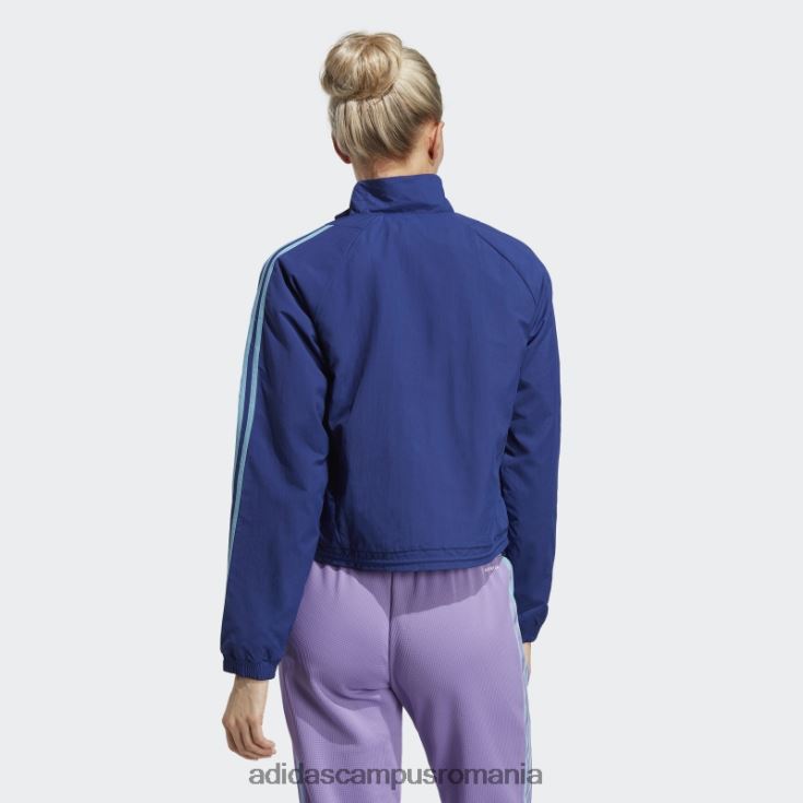 adidas campus romania jachetă țesătă tiro albastru victorie adidas femei albastru victorie J266N29573