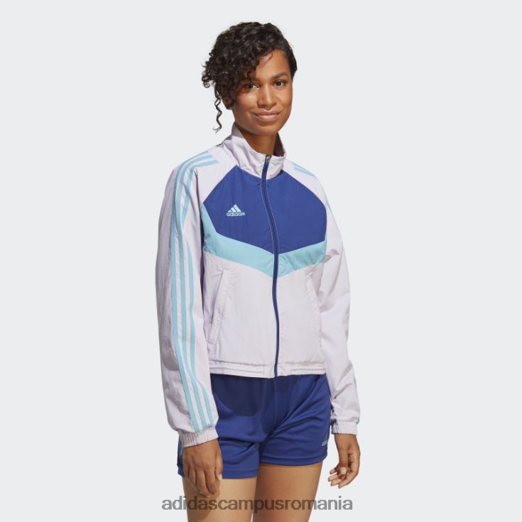 adidas campus romania jachetă țesătură tiro fashion argintiu adidas femei zori argintii J266N29522