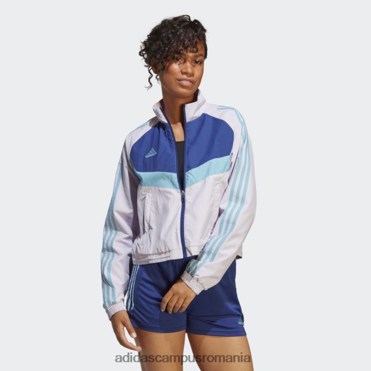 adidas campus romania jachetă țesătură tiro fashion argintiu adidas femei zori argintii J266N29522