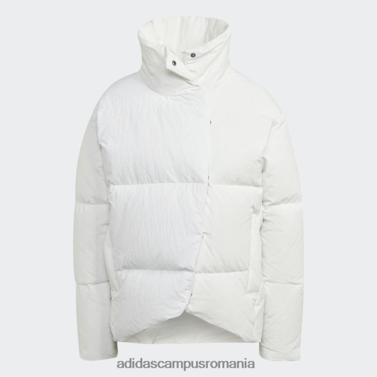 adidas campus romania jachetă mare cu puf alb femei alb J266N217114