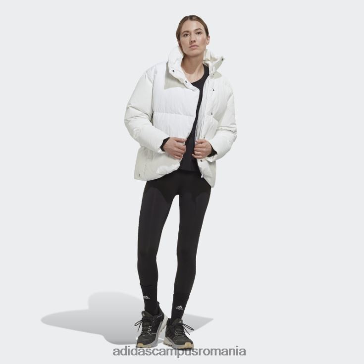 adidas campus romania jachetă mare cu puf alb femei alb J266N217114
