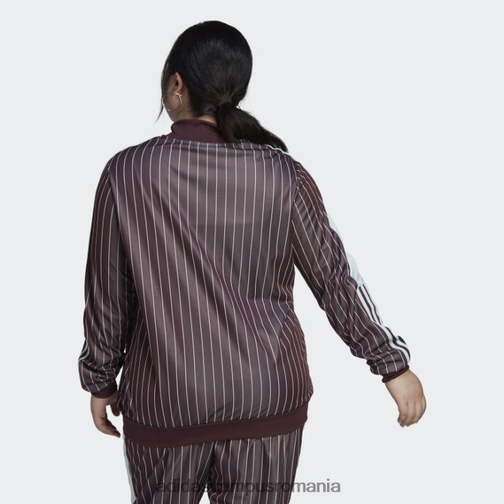 adidas campus romania jachetă maroon tiro (mărime plus) femei maro J266N210768