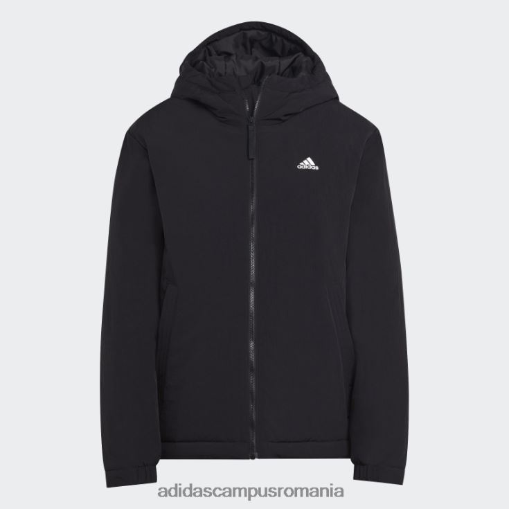 adidas campus romania jachetă neagră cu glugă izolată robustă bsc femei negru J266N217122