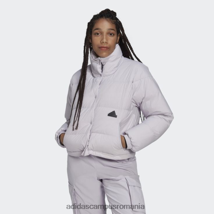 adidas campus romania jachetă pufă argintie zori femei zori argintii/negru J266N210681