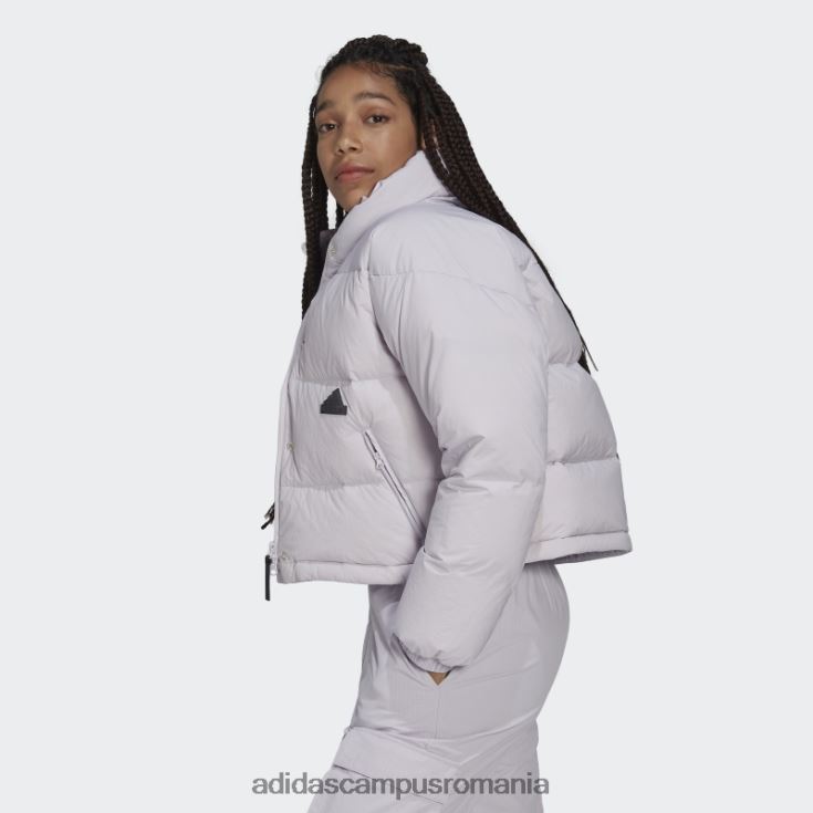 adidas campus romania jachetă pufă argintie zori femei zori argintii/negru J266N210681