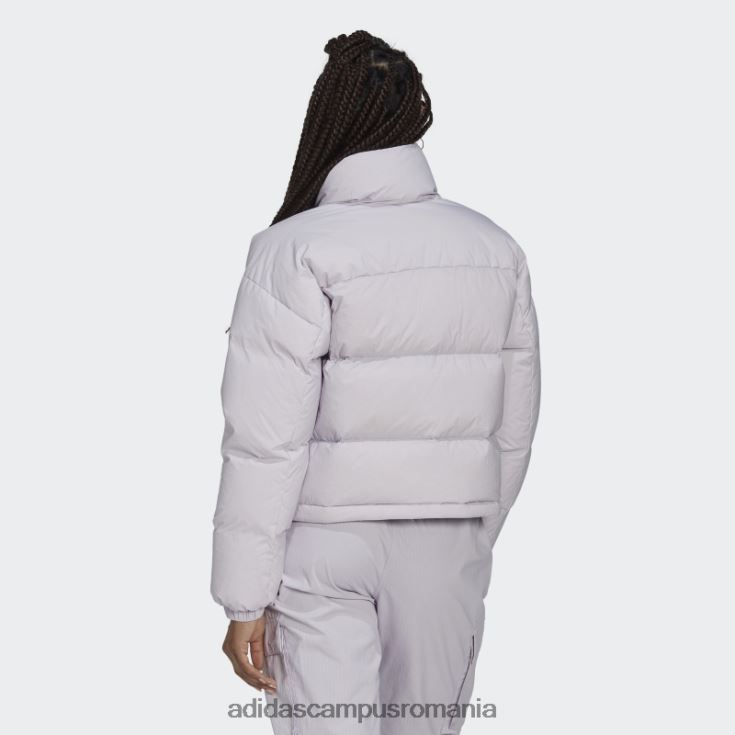 adidas campus romania jachetă pufă argintie zori femei zori argintii/negru J266N210681