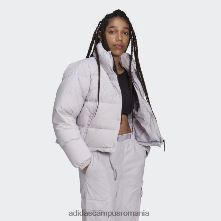 adidas campus romania jachetă pufă argintie zori femei zori argintii/negru J266N210681