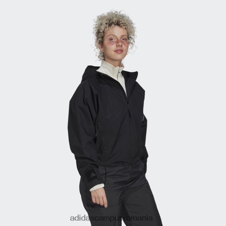adidas campus romania jacheta neagra femei alb negru J266N210751