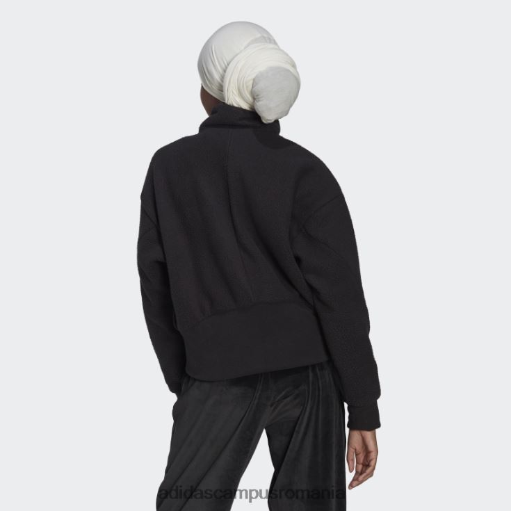 adidas campus romania jacheta sherpa holidayz neagra femei negru J266N29962