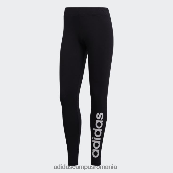 adidas campus romania jambiere liniare black essentials femei alb negru J266N23263