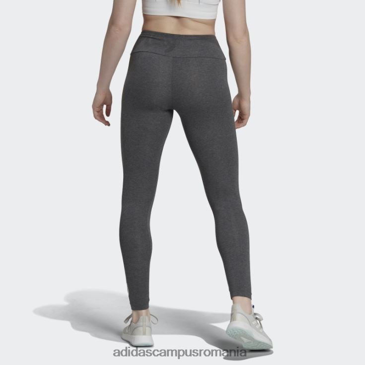 adidas campus romania leggings cu logo-ul cu talie înaltă adidas femei gri închis erica/verde J266N210149