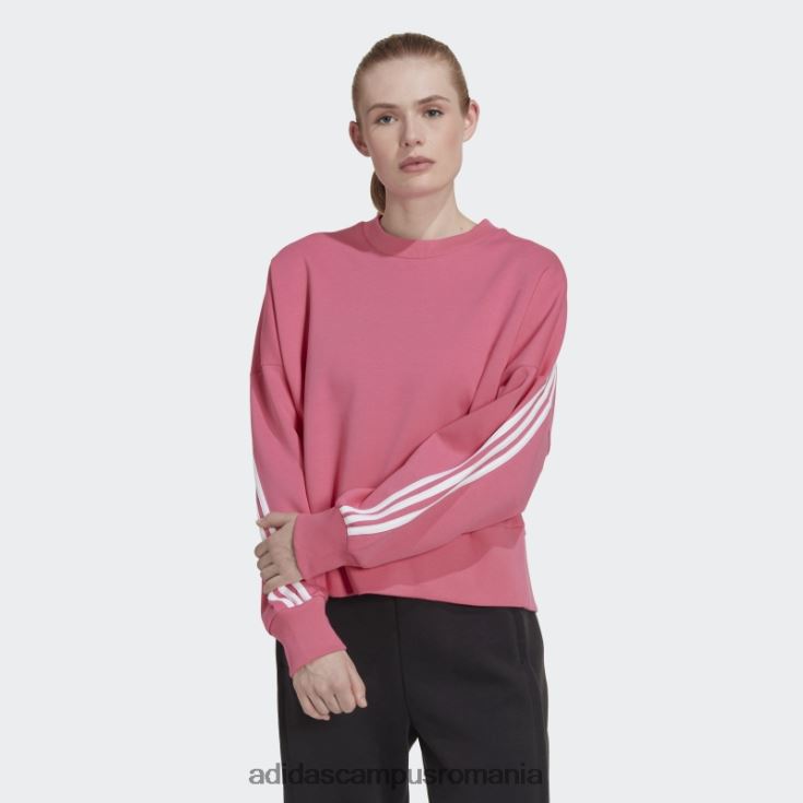 adidas campus romania magenta sportswear future icons hanorac cu 3 dungi fierbinte femei magenta J266N23195