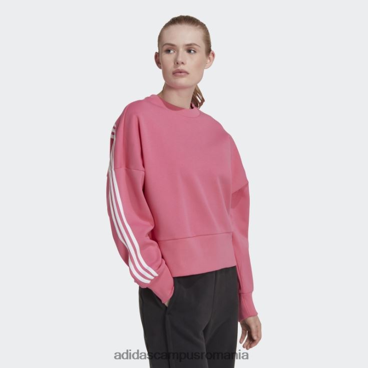 adidas campus romania magenta sportswear future icons hanorac cu 3 dungi fierbinte femei magenta J266N23195