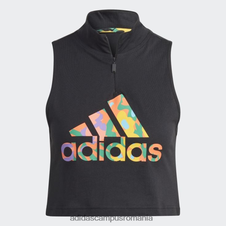 adidas campus romania maiou negru cu grafic femei negru J266N29514