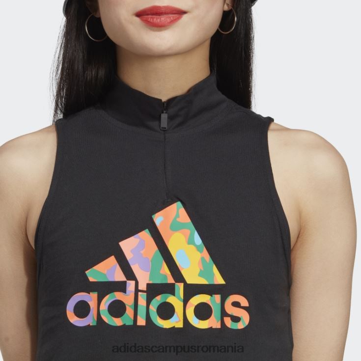 adidas campus romania maiou negru cu grafic femei negru J266N29514