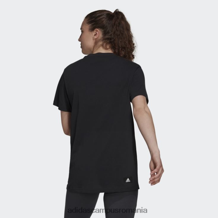 adidas campus romania îmbrăcăminte sport future icons logo grafic tricou fashion negru femei negru J266N22989