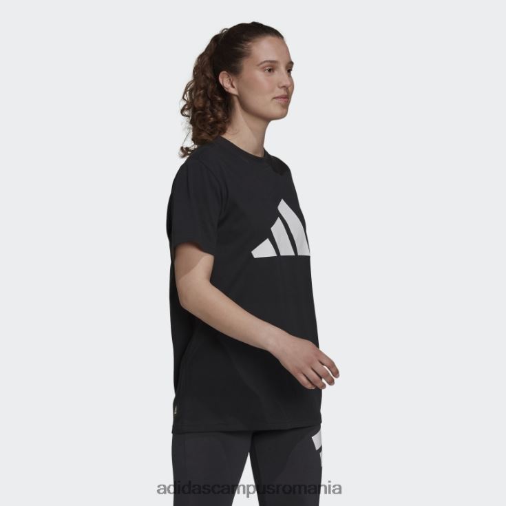 adidas campus romania îmbrăcăminte sport future icons logo grafic tricou fashion negru femei negru J266N22989