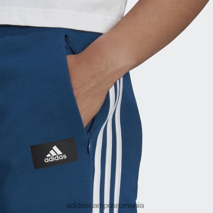 adidas campus romania îmbrăcăminte sport marine icoane viitoare pantaloni 3 dungi moda femei marin J266N29635