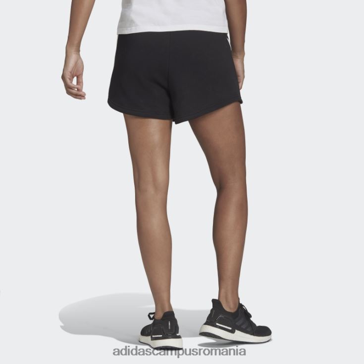 adidas campus romania îmbrăcăminte sport neagră fierbinte icoane viitoare pantaloni scurți cu 3 dungi femei negru J266N23247