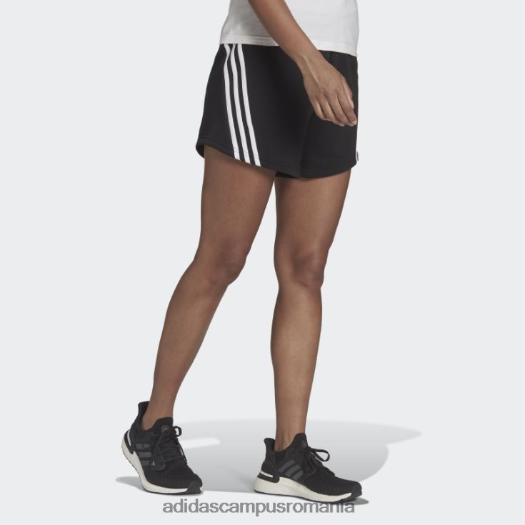 adidas campus romania îmbrăcăminte sport neagră fierbinte icoane viitoare pantaloni scurți cu 3 dungi femei negru J266N23247