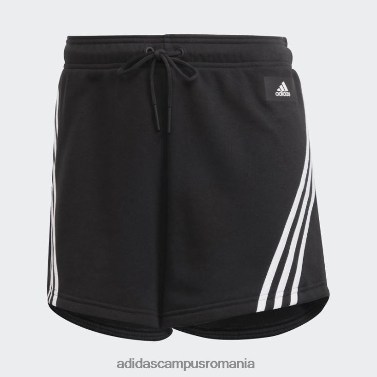 adidas campus romania îmbrăcăminte sport neagră fierbinte icoane viitoare pantaloni scurți cu 3 dungi femei negru J266N23247
