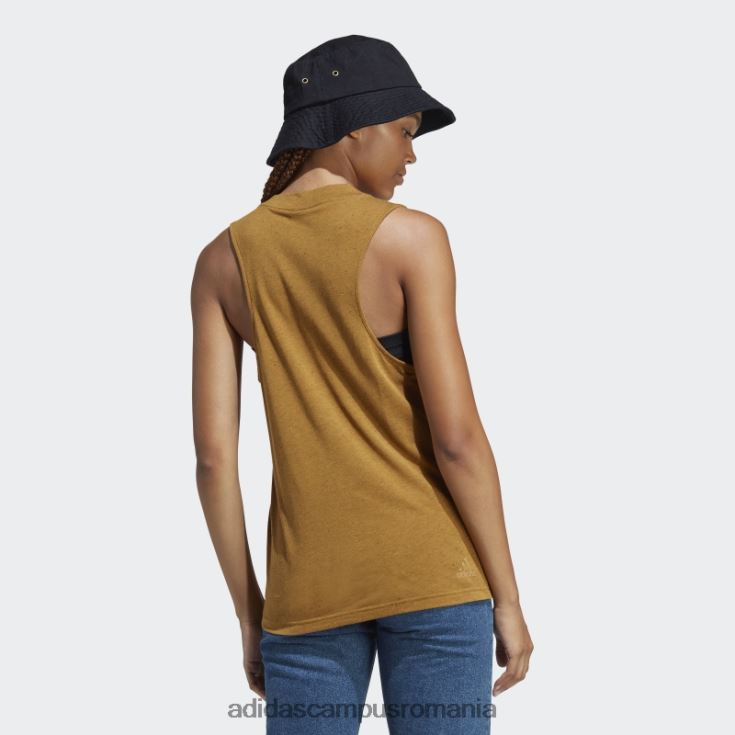 adidas campus romania îmbrăcăminte sport viitoarele icoane câștigători 3.0 maiou bronz bronz fierbinte femei bronz mel/negru J266N22579