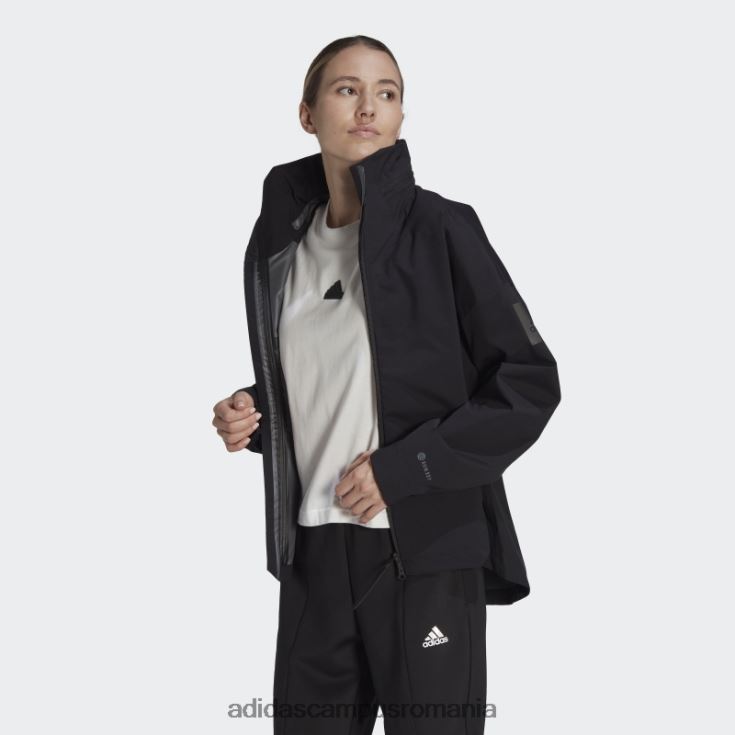 adidas campus romania myshelter rain.rdy jachetă neagră adidas femei negru J266N29546