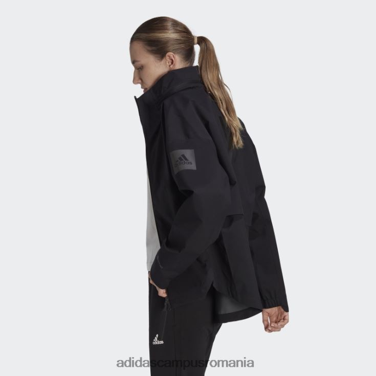adidas campus romania myshelter rain.rdy jachetă neagră adidas femei negru J266N29546