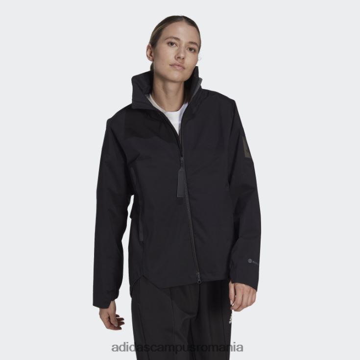 adidas campus romania myshelter rain.rdy jachetă neagră adidas femei negru J266N29546