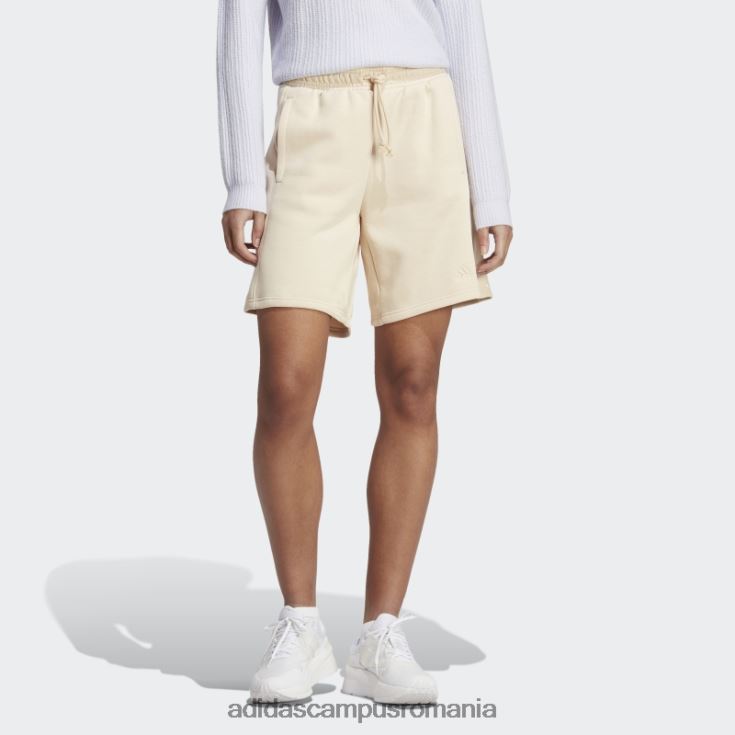 adidas campus romania nisip all szn pantaloni scurți fleece femei nisip J266N29526