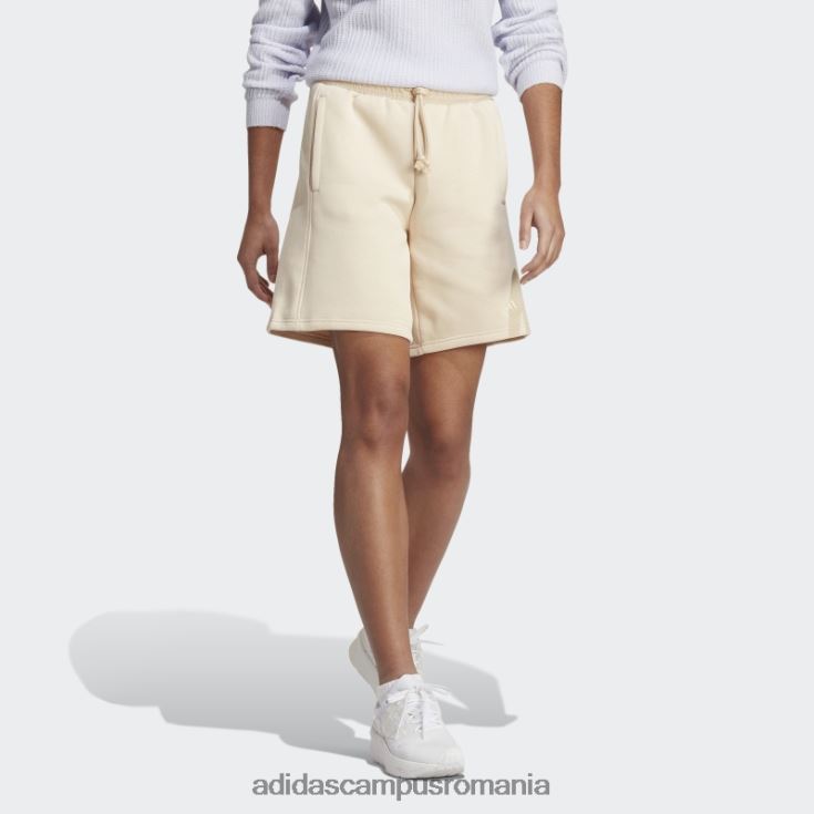 adidas campus romania nisip all szn pantaloni scurți fleece femei nisip J266N29526