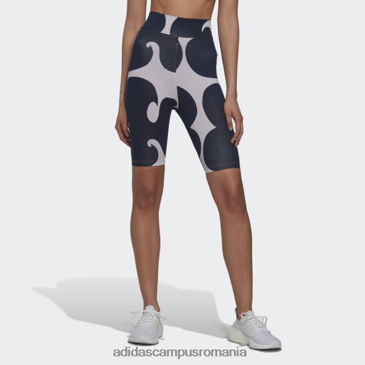 adidas campus romania nuanță violet marimekko coastă jambiere scurte lungime genunchi femei tentă violet J266N22759