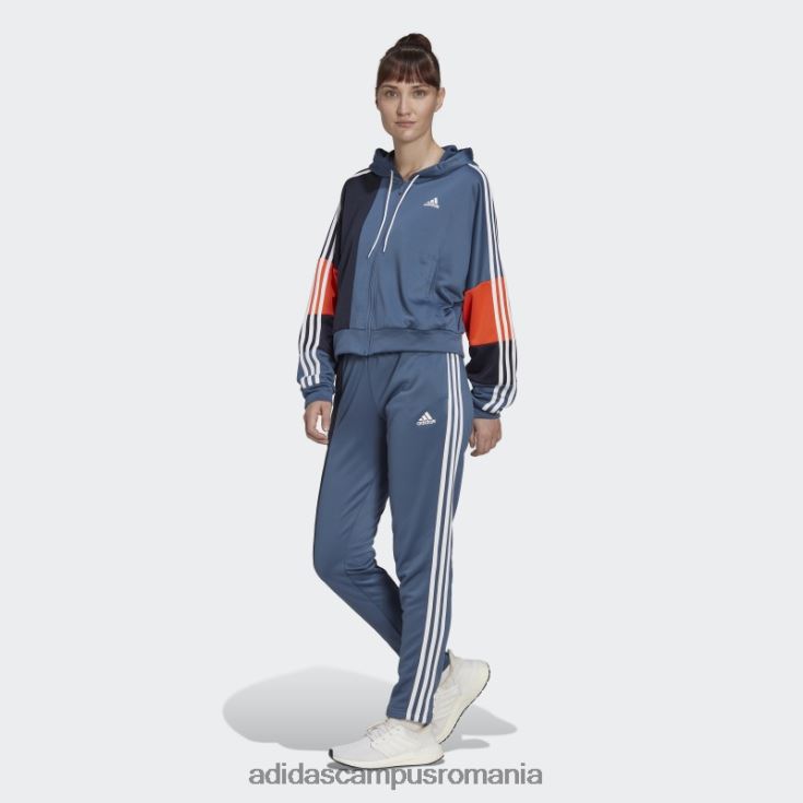 adidas campus romania oțel trening bloc îndrăzneț femei oţel J266N217528