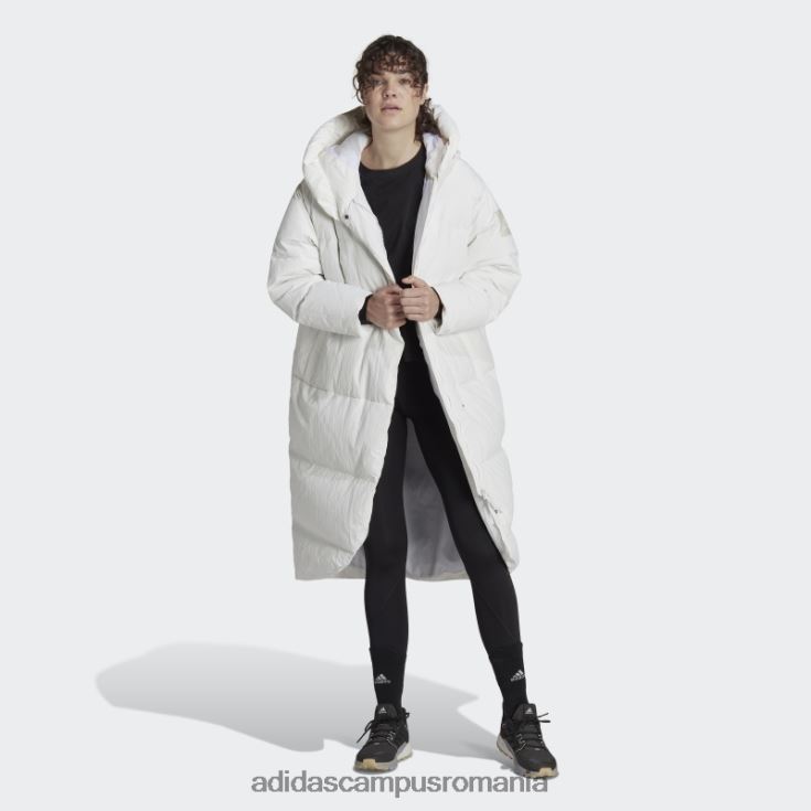 adidas campus romania palton alb de puf mare femei alb J266N216666