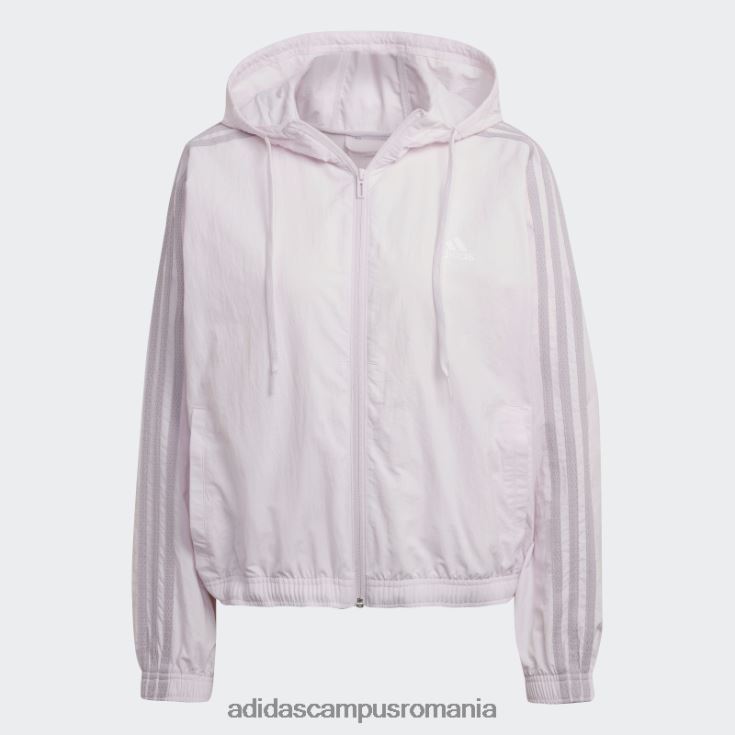 adidas campus romania pantalon de vânt cu sigla cu repetare roz essentials femei roz J266N210583