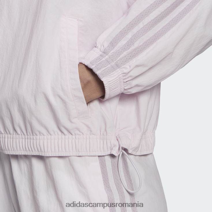 adidas campus romania pantalon de vânt cu sigla cu repetare roz essentials femei roz J266N210583