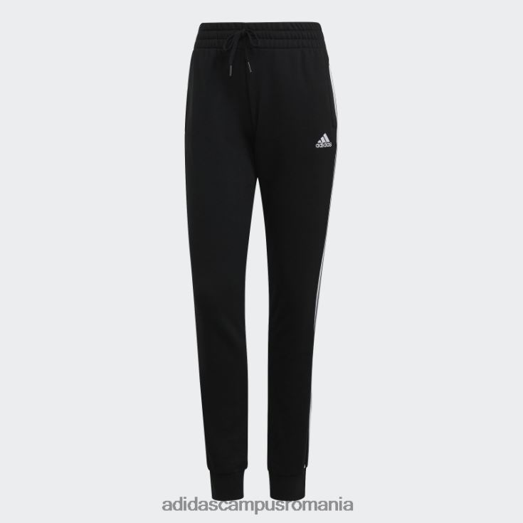 adidas campus romania pantaloni adidas cu 3 dungi black essentials femei alb negru J266N22859