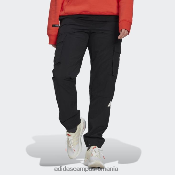 adidas campus romania pantaloni cargo negri femei alb negru J266N210550