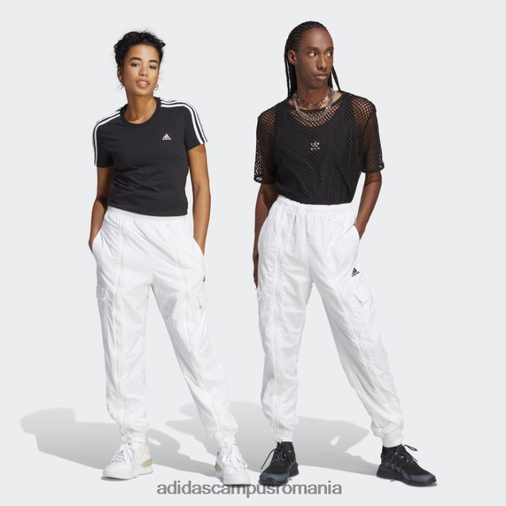 adidas campus romania pantaloni cargo versatili țesuți de dans alb femei alb J266N28830