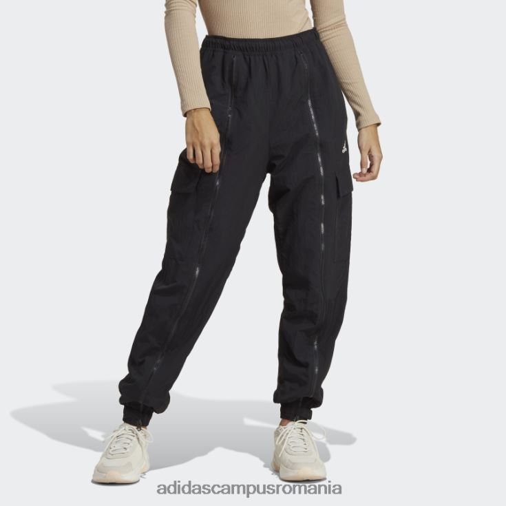 adidas campus romania pantaloni cargo versatili țesuți de dans negru femei negru J266N28824