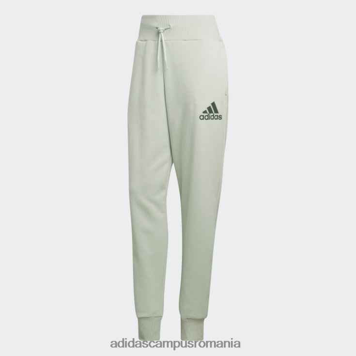 adidas campus romania pantaloni cu logo multicolore essentials verzi femei verde/verde oxid/alb J266N210442