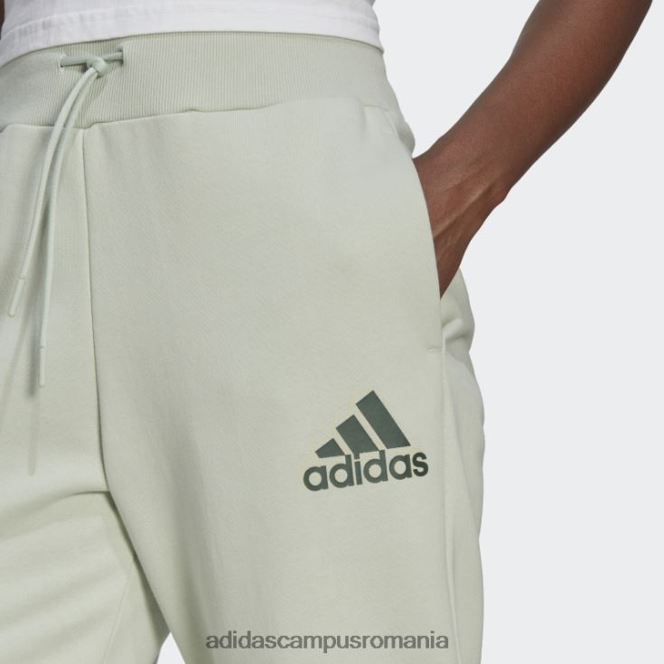 adidas campus romania pantaloni cu logo multicolore essentials verzi femei verde/verde oxid/alb J266N210442