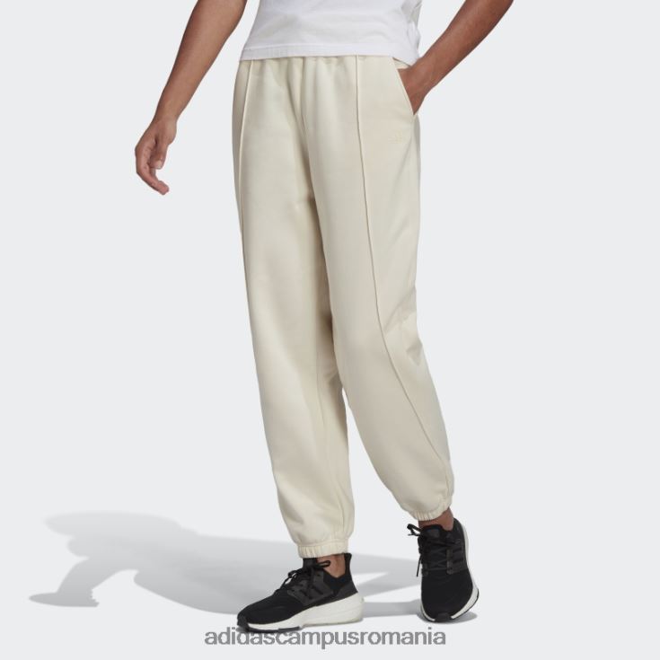 adidas campus romania pantaloni de jogging albi hyperglam fleece femei alb J266N217554