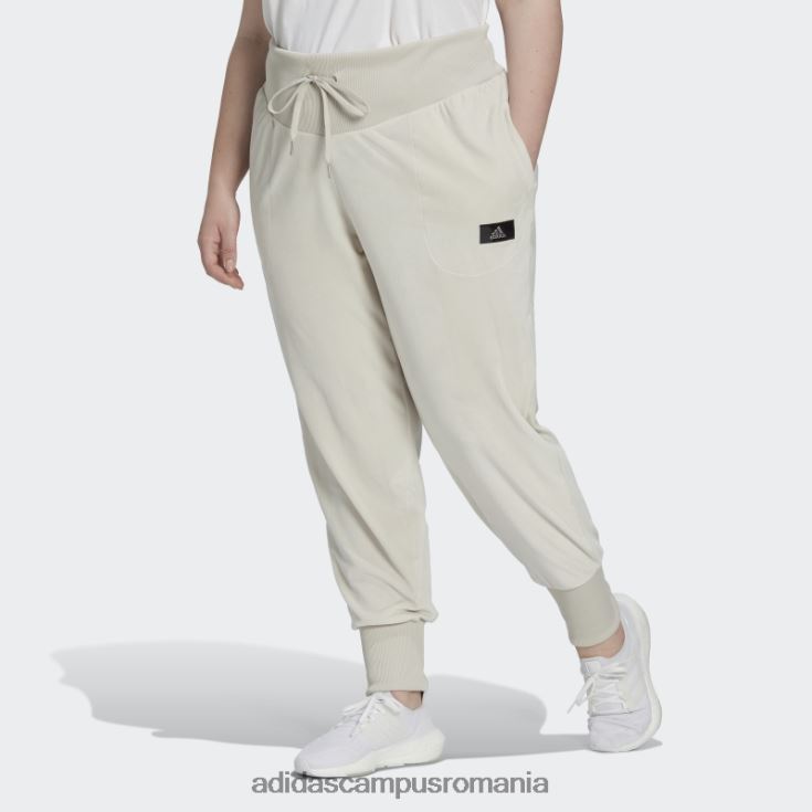 adidas campus romania pantaloni de jogging confortabili din velur Holidayz din aluminiu (mărime plus) femei aluminiu J266N210780