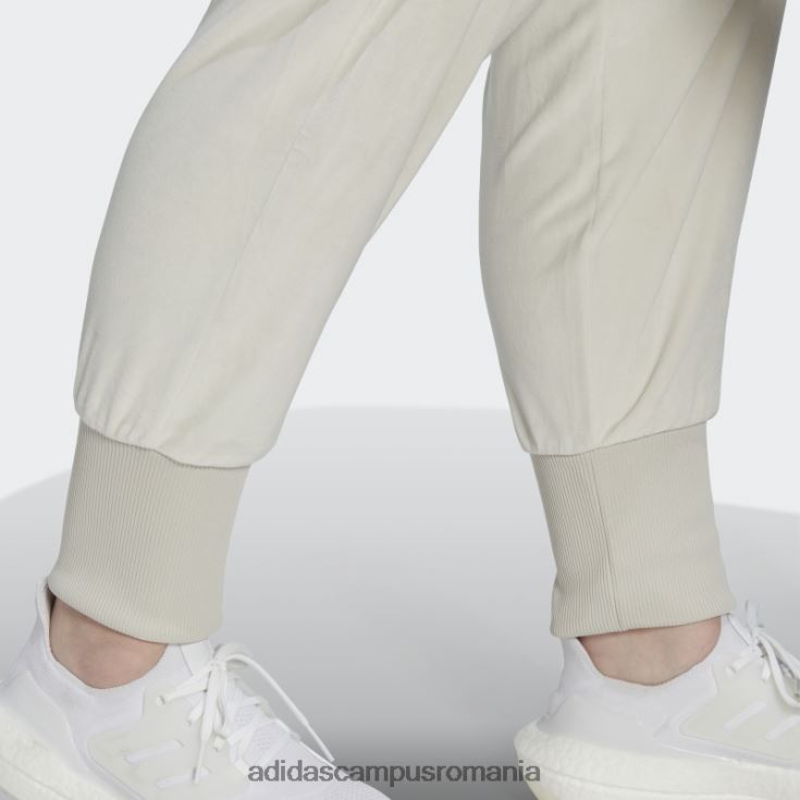 adidas campus romania pantaloni de jogging confortabili din velur Holidayz din aluminiu (mărime plus) femei aluminiu J266N210780